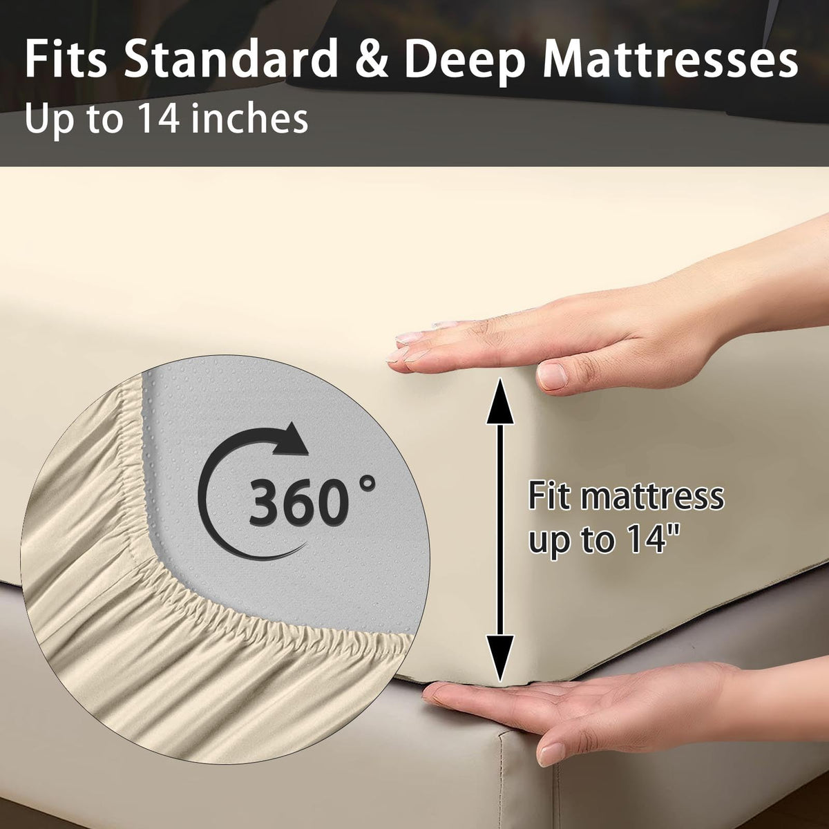 Comforter Set with Sheets, 7 Pieces Fall Mountain Bedding