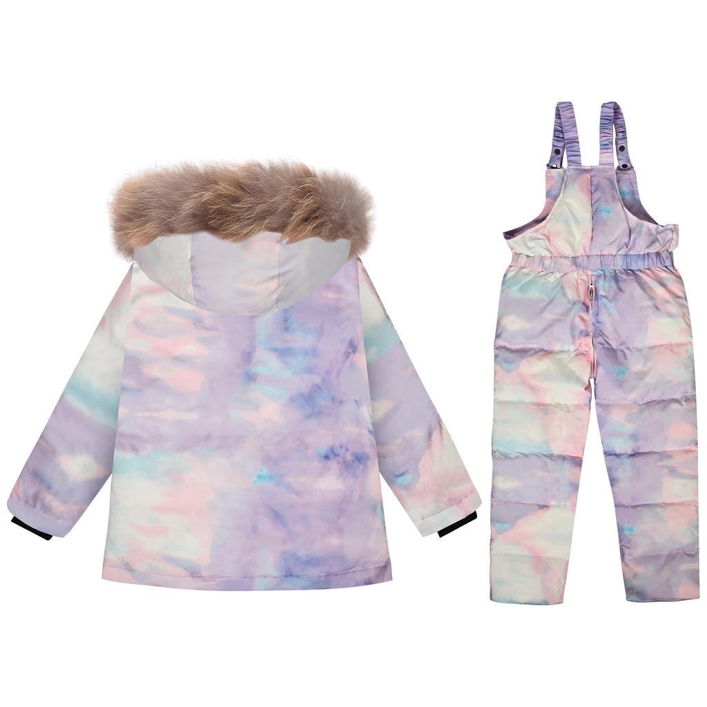 Toddler Snow Suit Girls, Toddler Winter Coat, Baby Infant Boys Snowsuit Snow Jacket & Pant for kids, Colorful