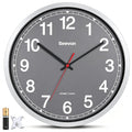 Inspired Nelson Style 16 Inch Atomic Wall Clock Self-Setting Analog Clock with DST