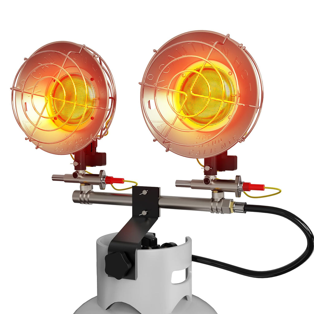 Propane Heater, Portable Propane Heater for Outdoor Use with 3 Adjustable Modes and Safety Shut-off Valve