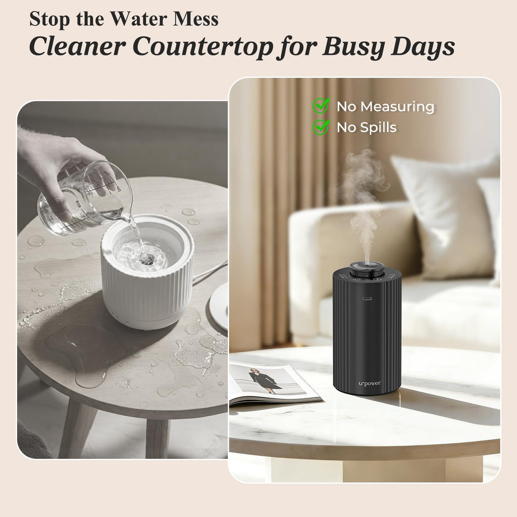 Waterless Essential Oil Diffuser Cordless Mini Scent Diffuser 20mL