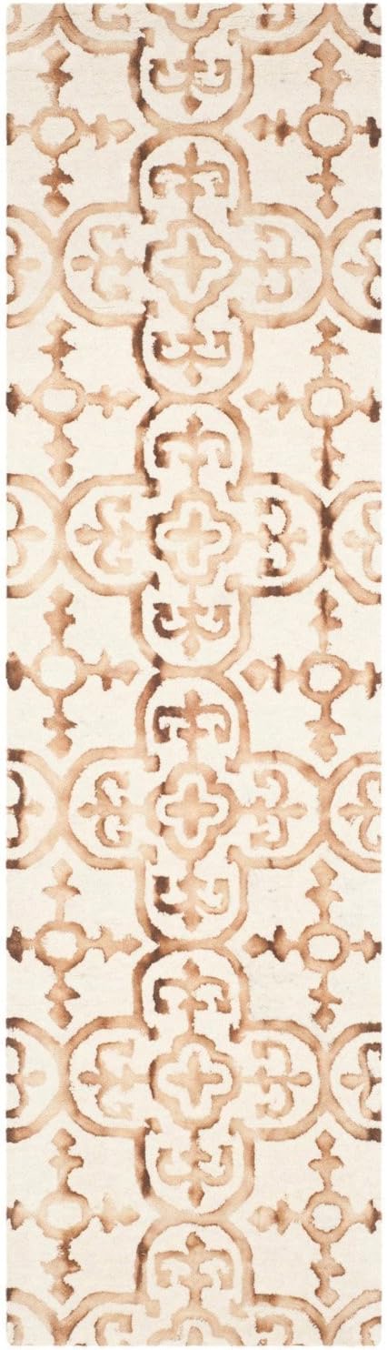 Dip Dye Area Rug, Grey & Charcoal, Handmade Moroccan Watercolor Wool