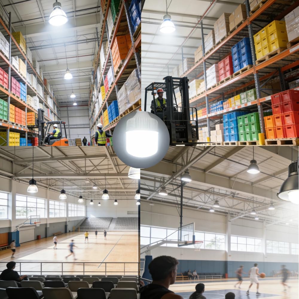 High Watt LED Bulbs 250W-300W Equivalent, 35W Bright White 6000K