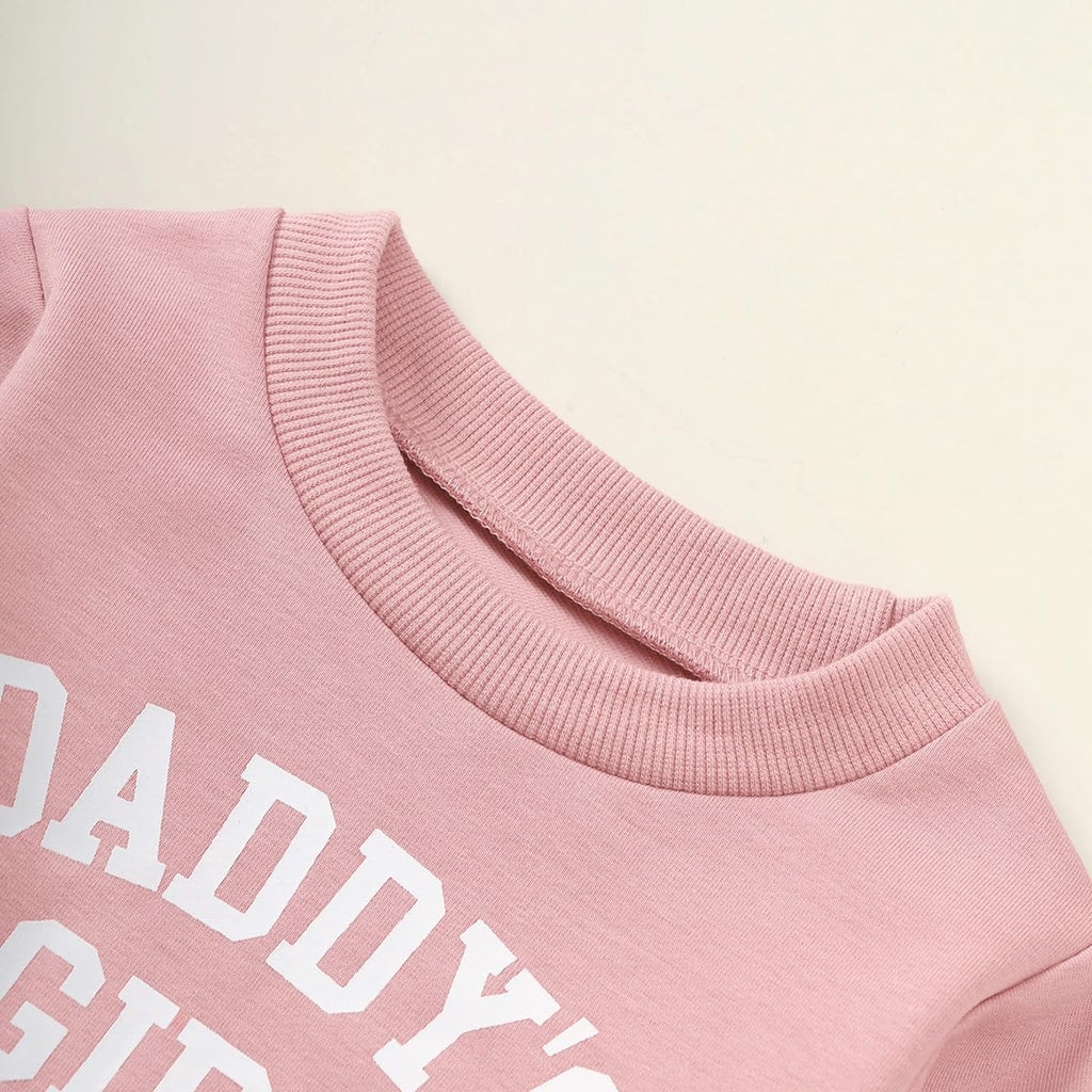 Toddler Baby Boy Girl Clothes Long Sleeve Sweatshirt Pullover Tops + Joggers Pants Outfit Set