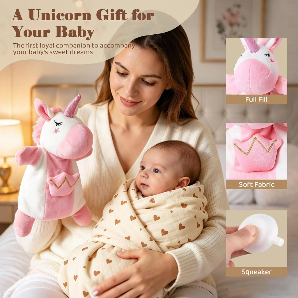 Baby Shower Gifts for Girls, Newborn Baby Gift Basket Set