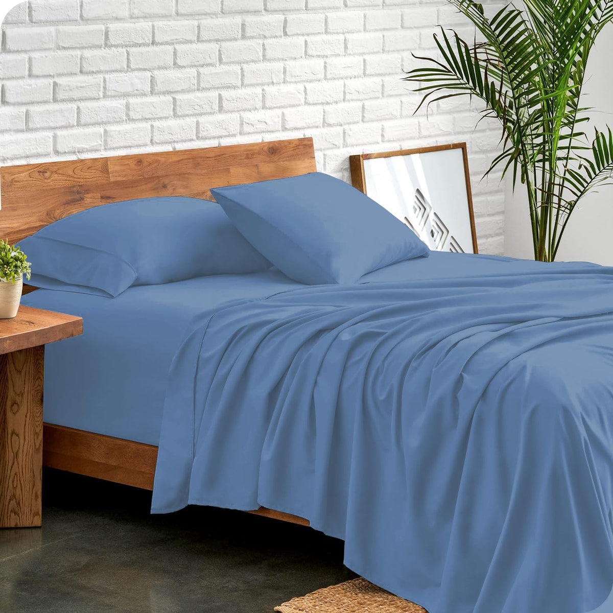 Flat Sheet Alaskan (132"x120") Inch 800 Thread Count 100% Egyptian Cotton 3Pcs, Cool & Breathable Flat Bed