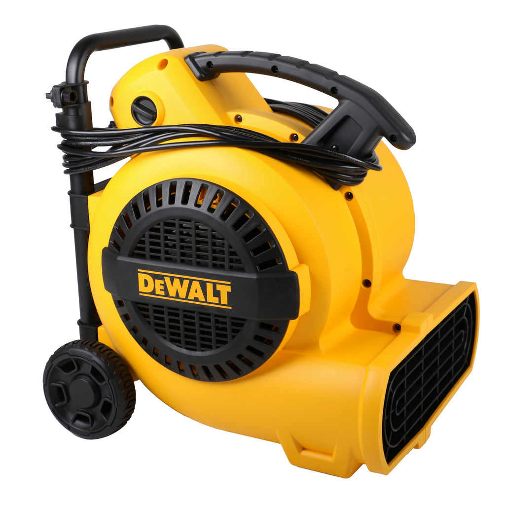 3/4 HP Air Mover, 3 Speed MAX 1800 CFM Floor Fan, Portable Utility Blower Fan, DXAM-2818 Yellow