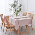 Jacquard Tablecloth Stain Resistant Waterproof Wrinkle Resistant Spillproof Washable Soft Textured Table Cloth
