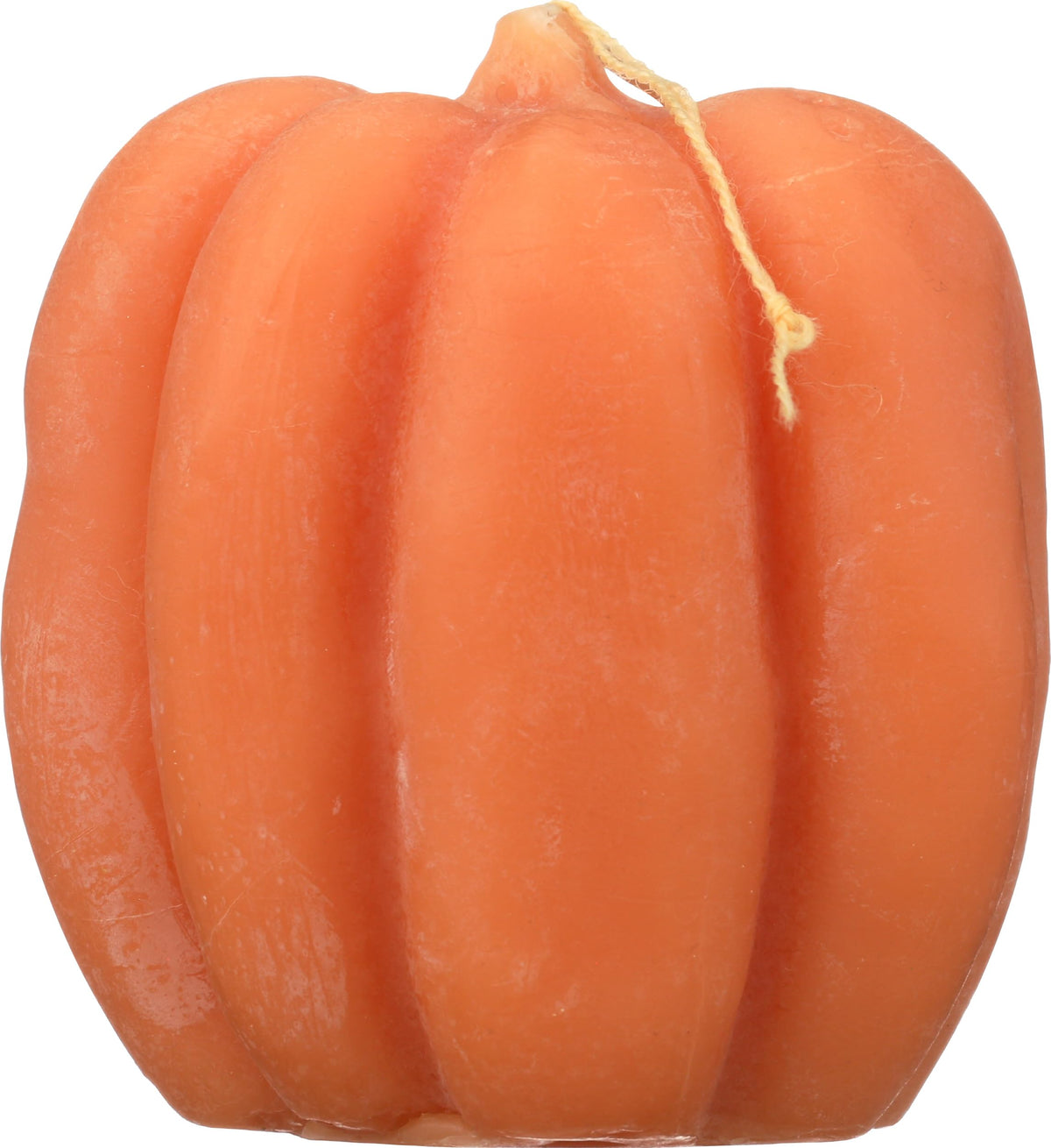 Beeswax Pumpkin Candle, Orange (3 x 3.25in)