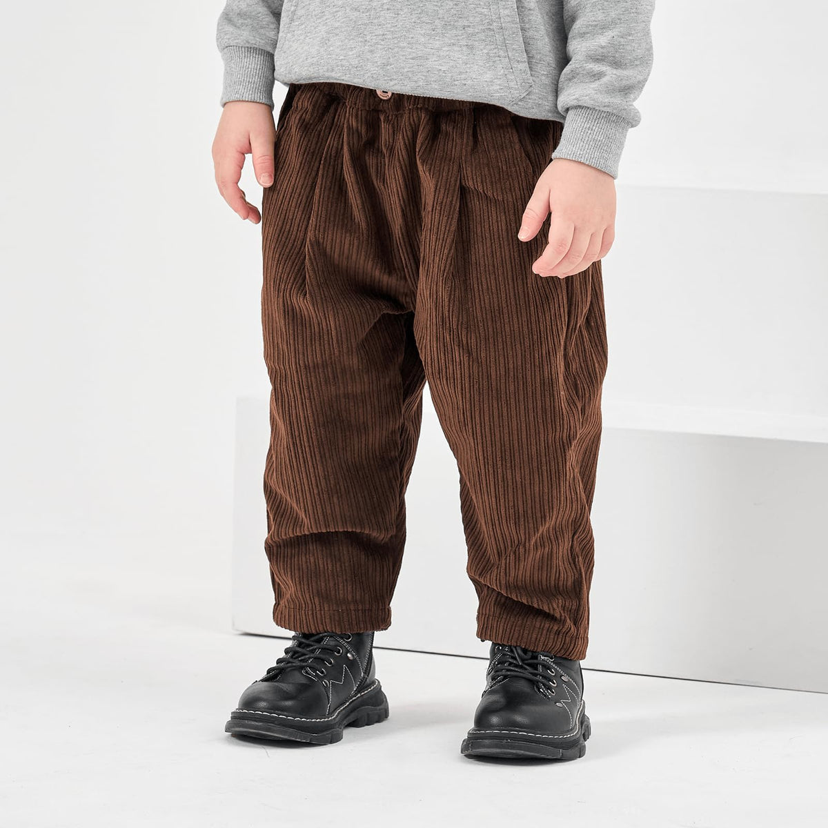 Toddler Boys Corduroy Baggy Wide Leg Pants