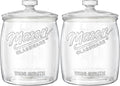Cookie Jar with Airtight Lids, Half Gallon Wide Mouth Mason Jar - Set of 64