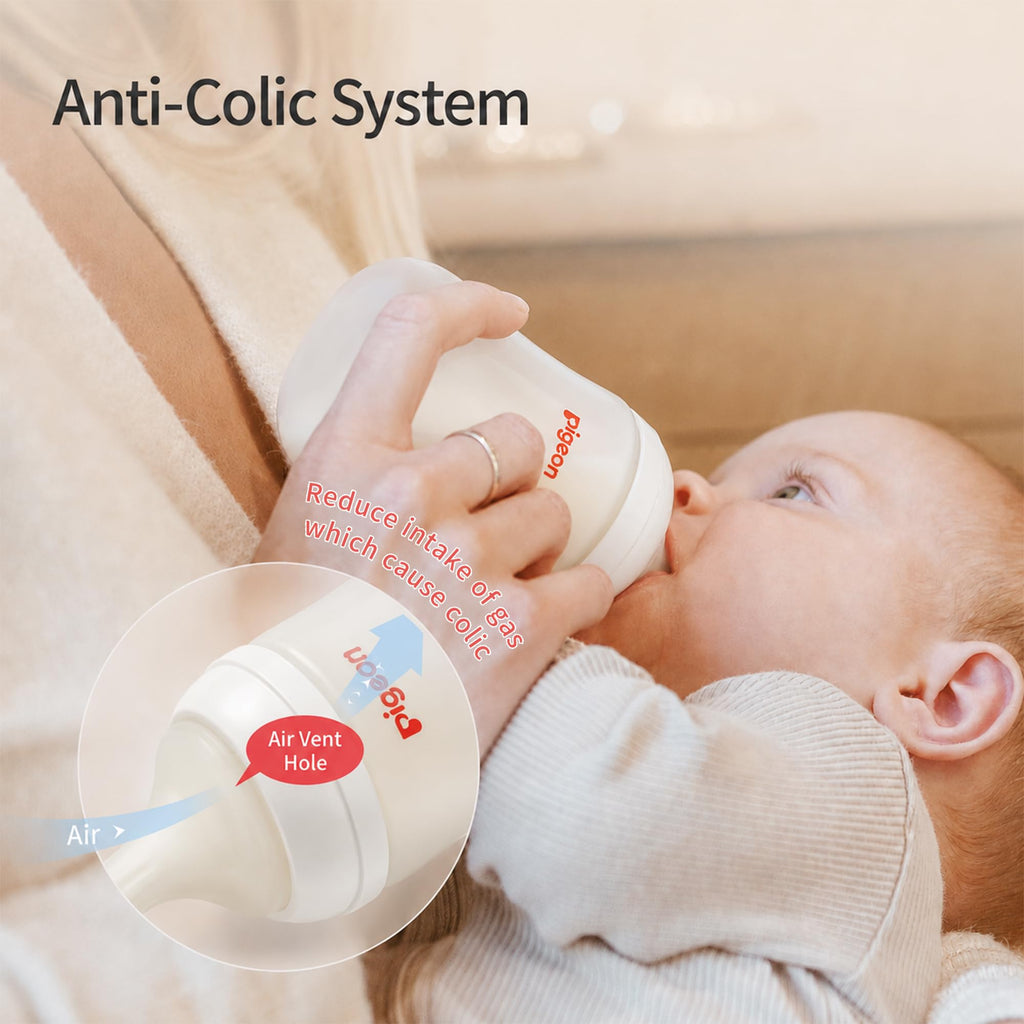 Silicone Coating Baby Bottles, Wide Neck, 8 oz, Pack of 2