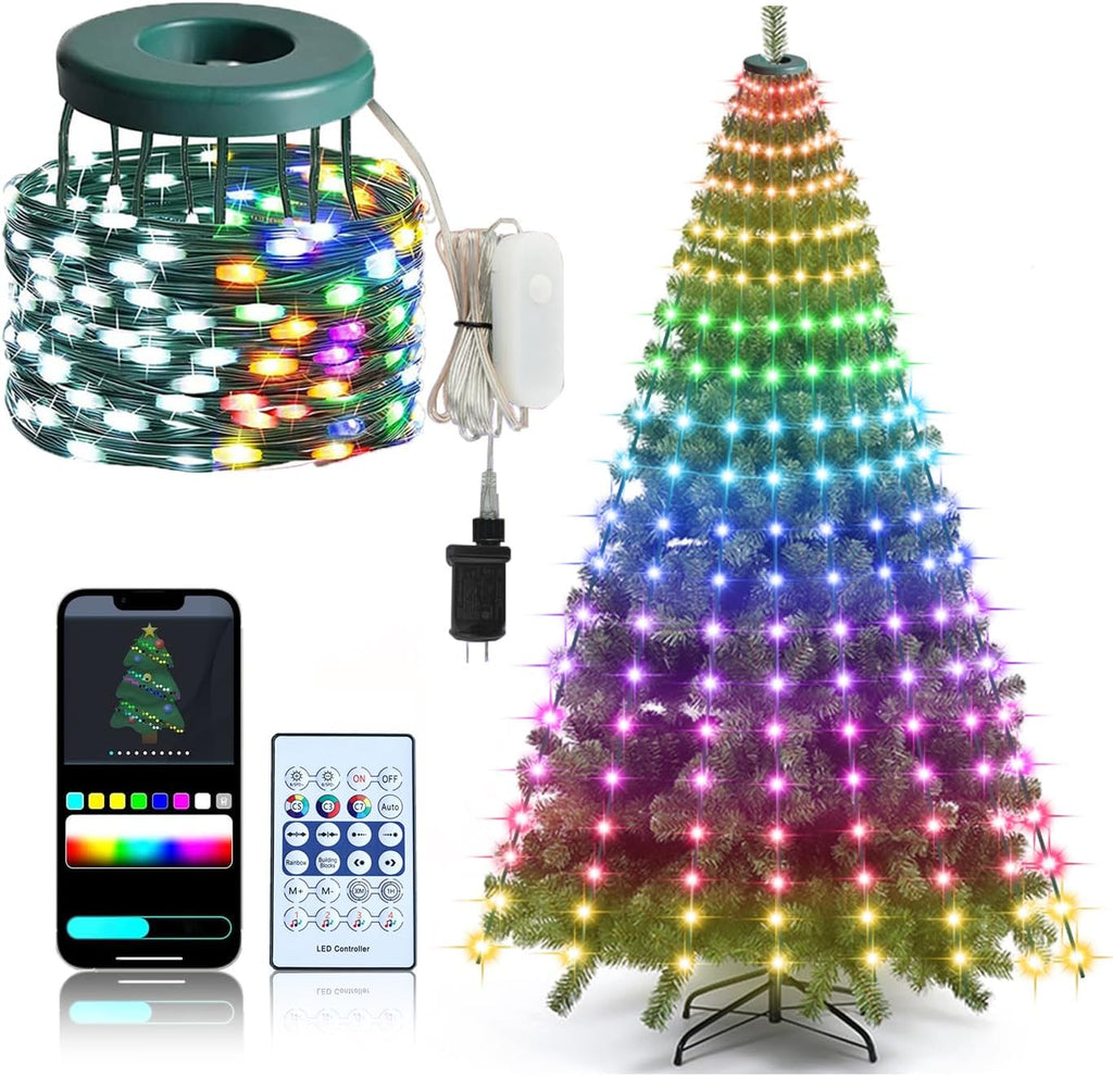 Smart Christmas Tree Lights 200 LED with APP & Remote Control