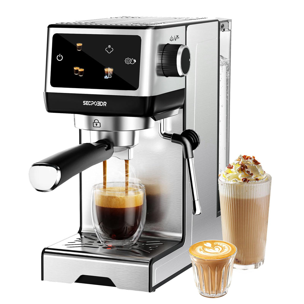 20 Bar Espresso Machine with Milk Frother, Cold Brew, Touch Screen