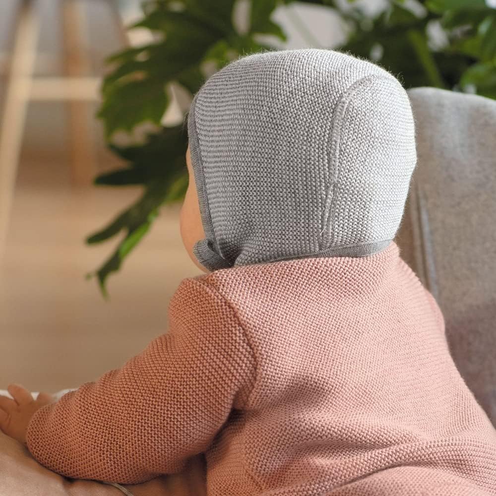 Baby 100% Merino Wool Bonnet Hat