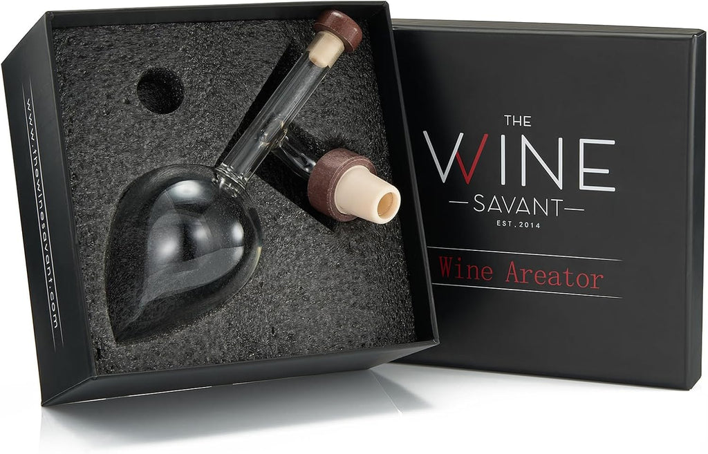 Italian Wine Aerator Pourer, In-Bottle Drip-Free Decanter Red & White Wine