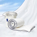 All-Season Silk Comforter, Quilt and Duvet Insert for Hot Sleepers, 100% Silk Fill with 100% Cotton Shell