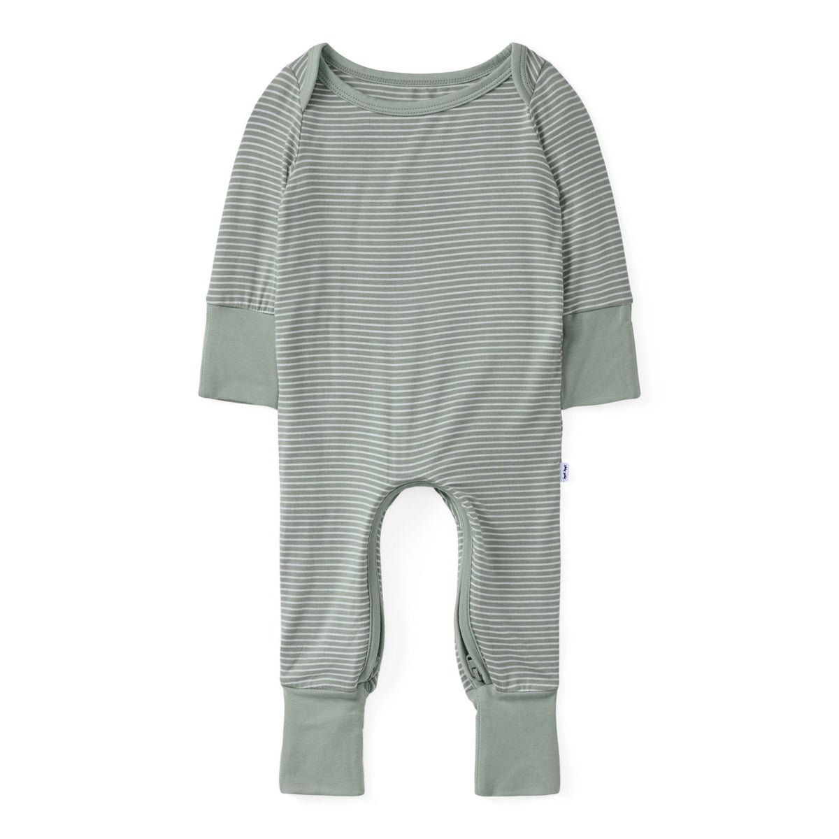 Newborn Crescent Pajamas, Viscose from Bamboo Baby Pajamas, Boys & Girls Preemie Sleepers, Way Zipper PJs, Willow