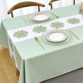 Vinyl Table Cloth for Rectangle Tables 102x55 Plastic Tablecloth