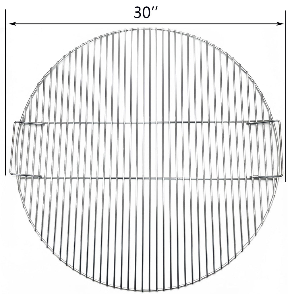 30" Heavy Round Stainless Steel Cooking Grates for Fire Pit, Patio Outdoor Cooking Camping Grill