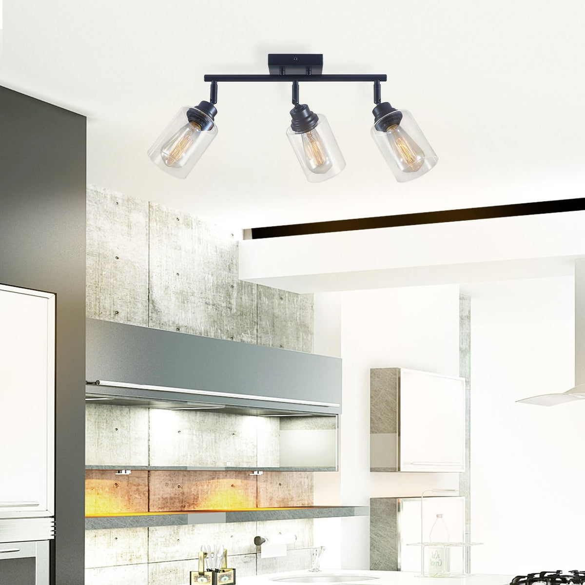 Matte Black Track Lighting Ceiling Mount