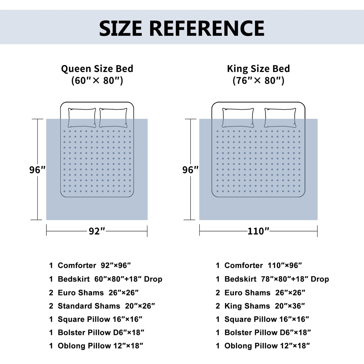 9-Piece King Size Comforter Set, Classic Damask Bedding Set