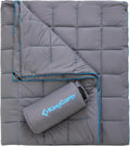 Ultralight Camping Blanket, Wearable Packable Blanket 69" x 53"