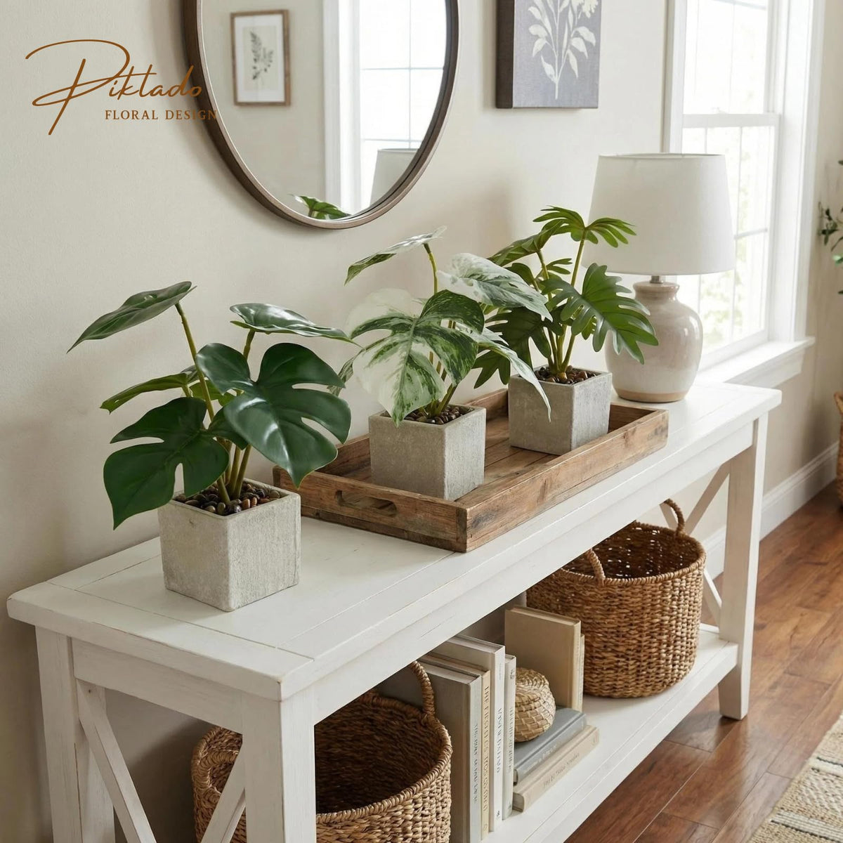 3‐Pack Small Artificial Potted Plants, Mini Fake Plants for Desk Shelf