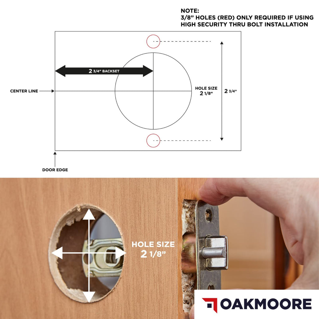 Commercial Bathroom Door Handle with Lock | Privacy Commercial Door Locks | Grade 2 Restroom Door Handle Lever | s &