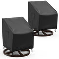 Outdoor Swivel Lounge Chair Cover, 2 Pack Waterproof Outdoor Chair Covers, Heavy Duty for Outdoor Furniture, 30"