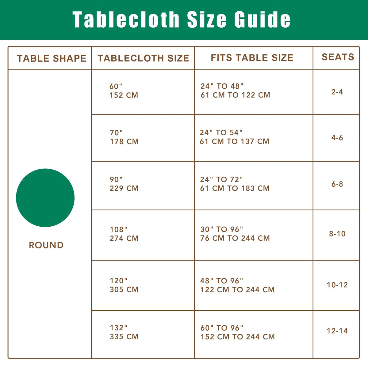 Textured Round Tablecloth-Fabric Water Resistant Table Cloth-Sage Green 90"