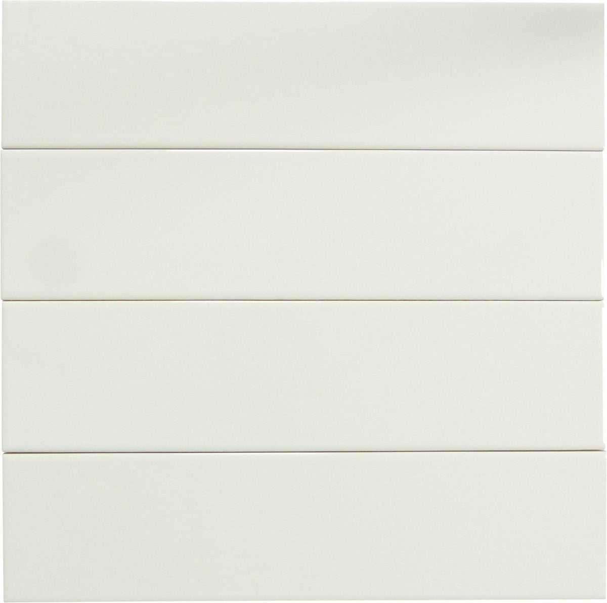 Oasis Tile in Collection Plain White | 3x12 Glossy Ceramic Subway Tile
