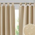 Outdoor Curtains Waterproof 2 Panels with Detachable Top | Blackout Thermal Insulated Privacy Patio Door Curtains for