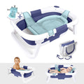 Collapsible Baby Bathtub - Bathtub + Baby tub Sling + Newborn Sling - Baby Bathtub Newborn to Toddler 0-24 Months