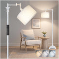 Rustic 68" Tall Floor Lamp Bedroom, Washed Blue