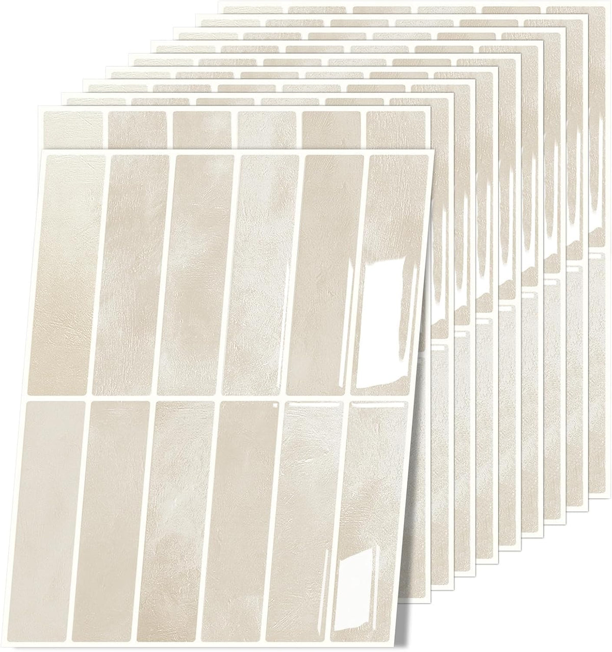 10 Pack Peel and Stick Backsplash Tiles, Waterproof 3D Stickers