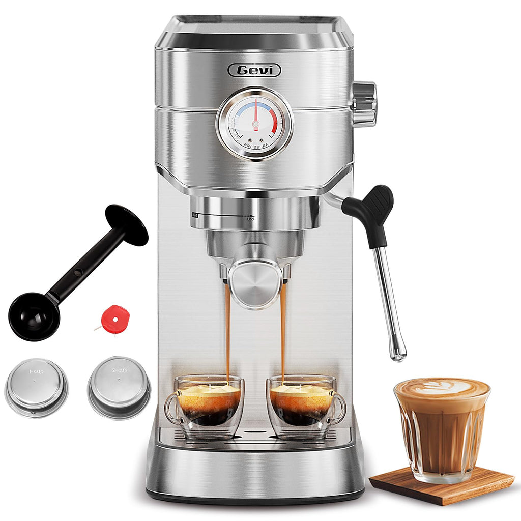 20 Bar Compact Commercial Espresso Machine ,Latte Coffee Maker