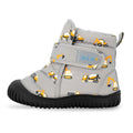 Toasty-Dry Booties for Toddlers (Grey Construction, US 4)