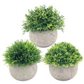3 Pack Mini Fake Plants, Artificial Potted for Desk & Shelf