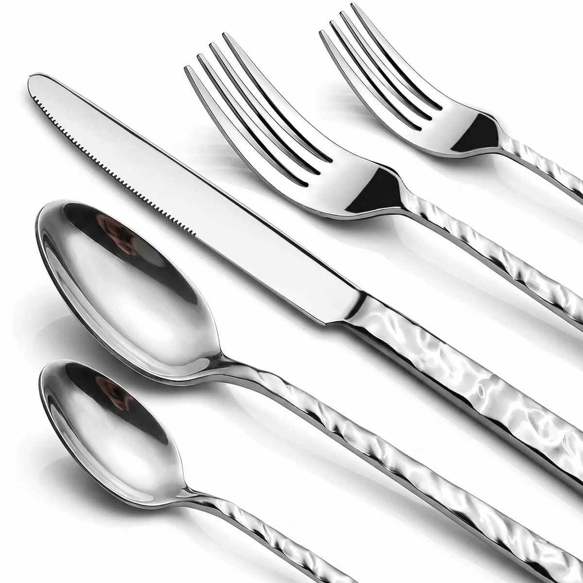 60 Piece Silverware Set for 12
