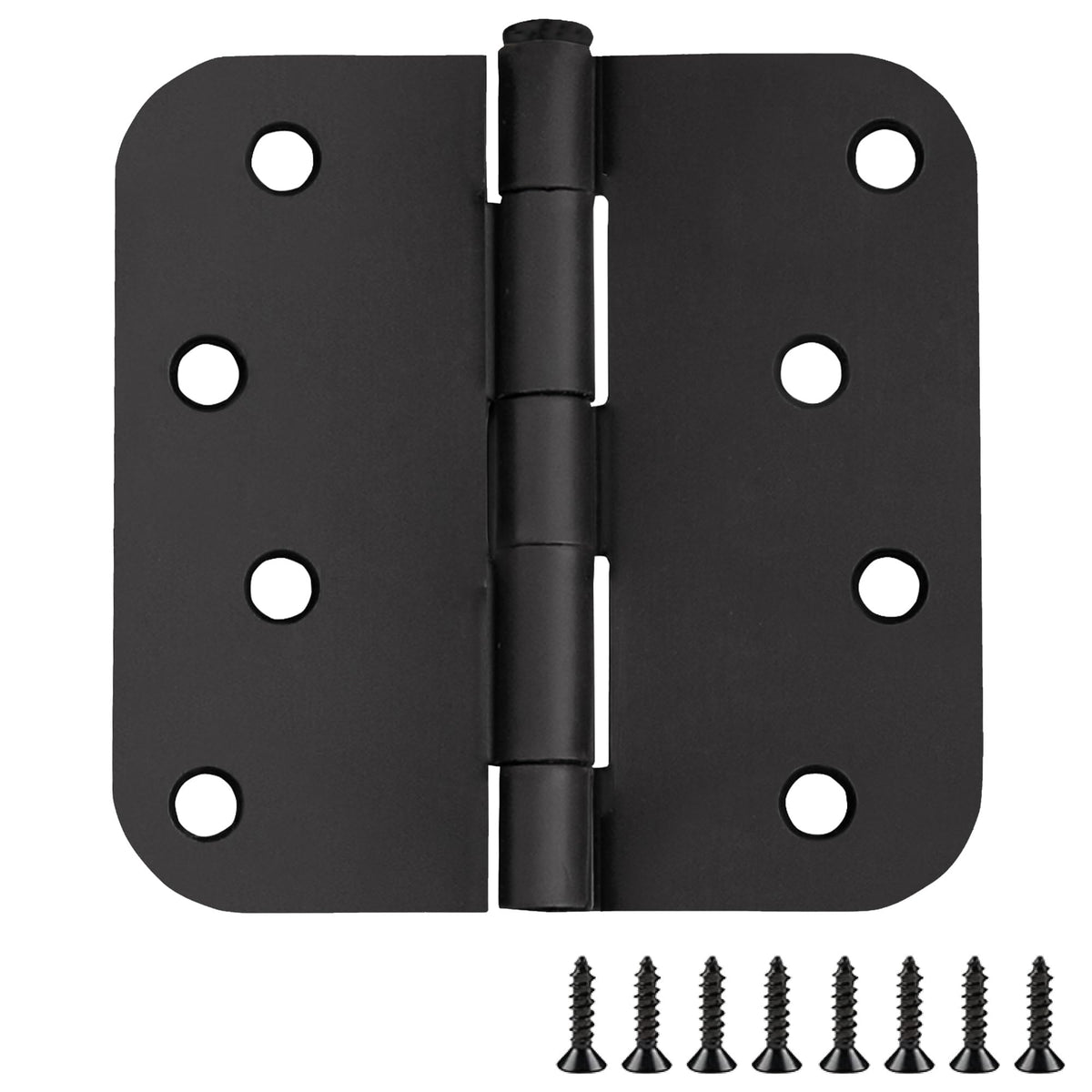 Interior Door Hinge, 4", Matte Black