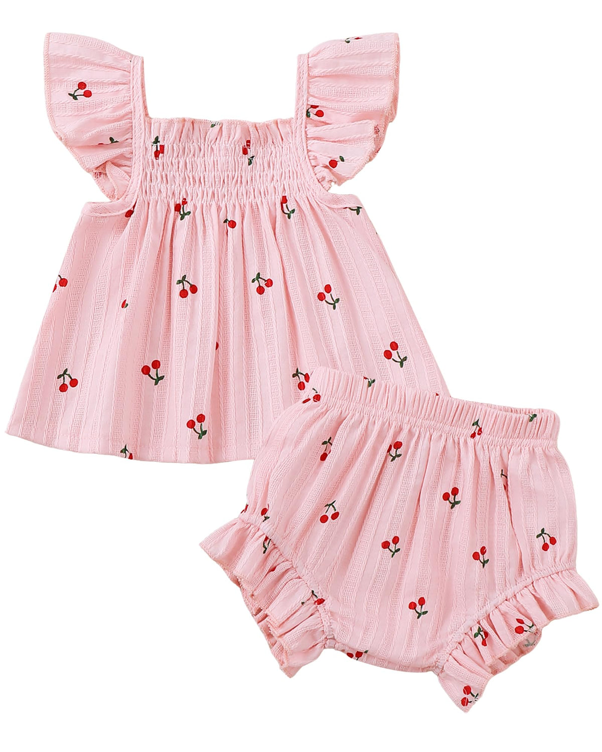 Baby Girl Summer Outfit Girl Baby Clothes Girl Clothes Short Sleeve Shirt Dress Tops And Bloomers Shorts
