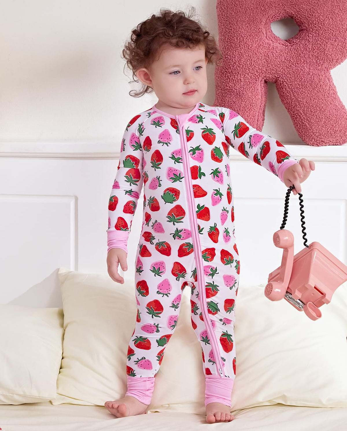 Bamboo Viscose Baby Footie Pajama, Zipper Pajamas for Baby Boys & Baby Girls