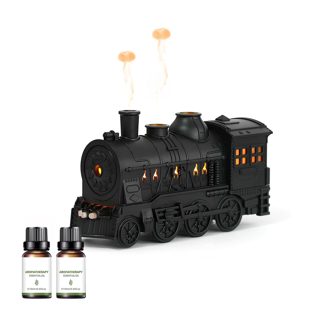 Retro Steam Train Essential Oil Diffuser Set with 2 Oils 300ml