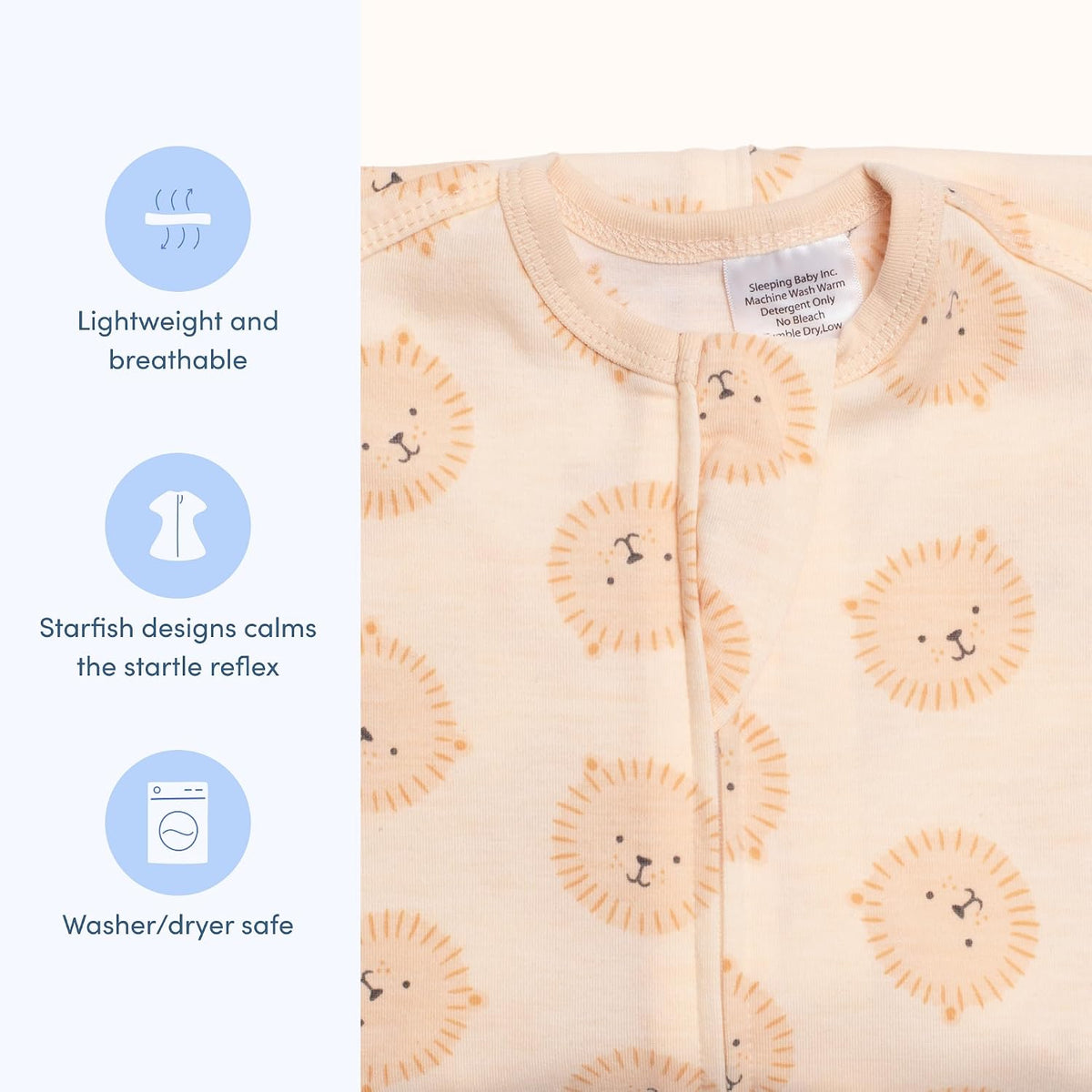 Transition Swaddle - Cozy Baby Swaddle Blanket with Zipper Convenience - Roomy Wearable Blanket for Easy
