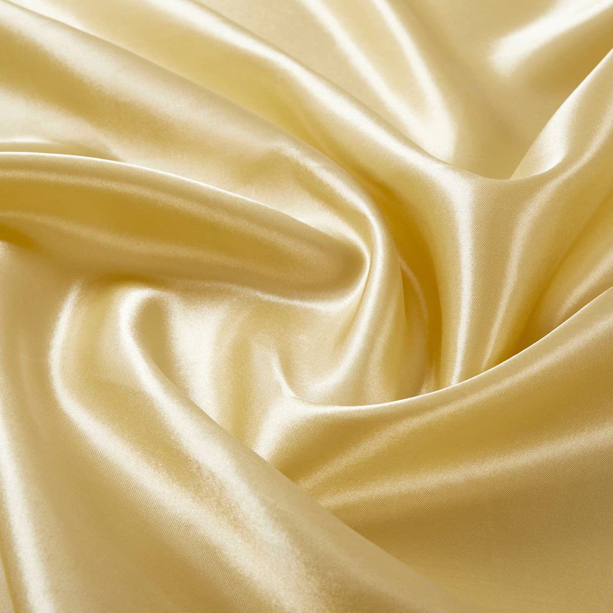 4 Pack Gold Satin Tablecloth, 58 x 102 Inches, Rectangle