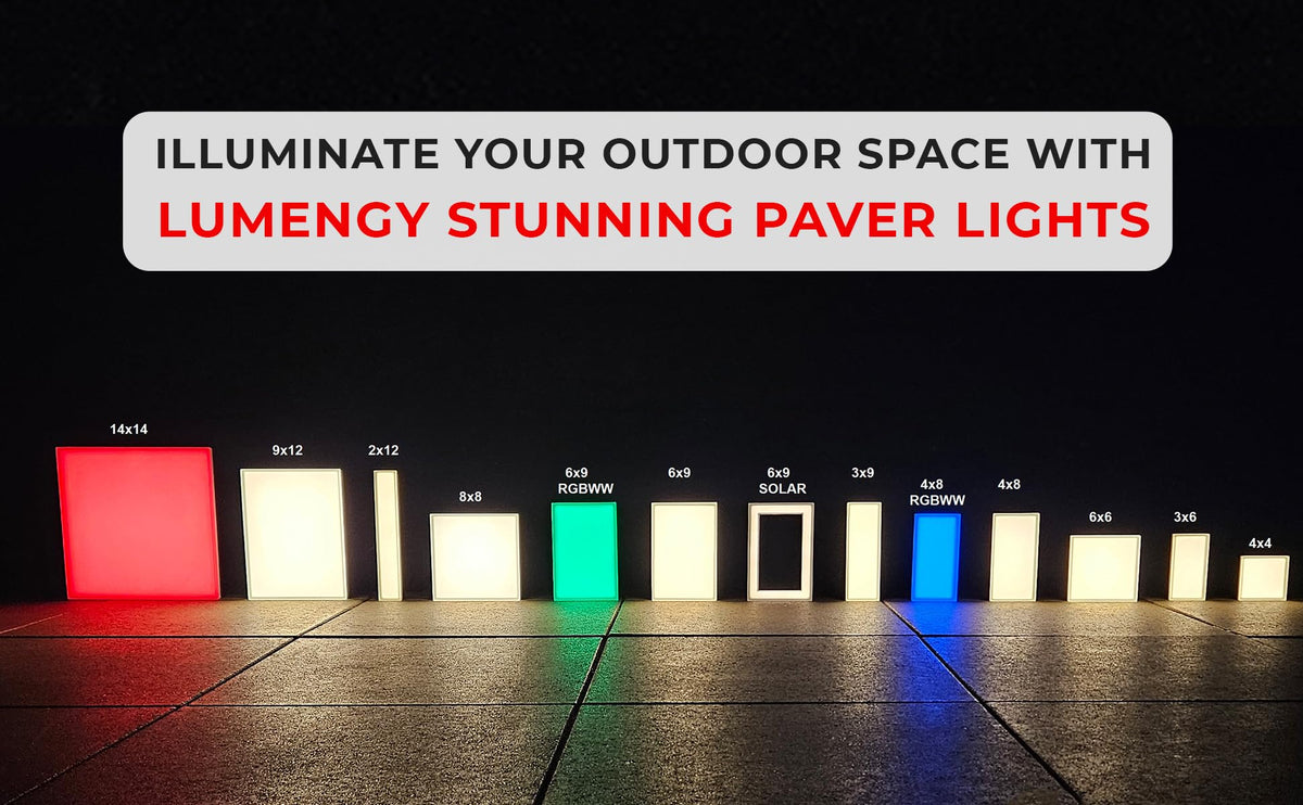 Paver Light 2x8 Inch (1.97x7.87), 2700K Warm White, Glare-Free Brick Lighting for Driveways, Walkways, Pool Decks