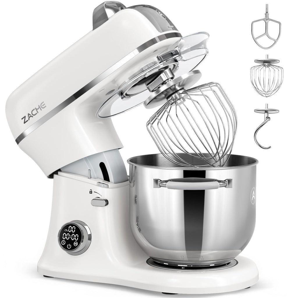 7 Quart Stand Mixer Aluminum Die Casting, 650W 12 Speed Tilt-Head Kitchen Electric Stand Mixer, Household Food Mixer