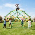 12 FT Climbing Dome for Kids 3-10, Outdoor Play Equipment Supporting 1000 lbs, Anti-Rust Jungle Gym, Easy Assembly
