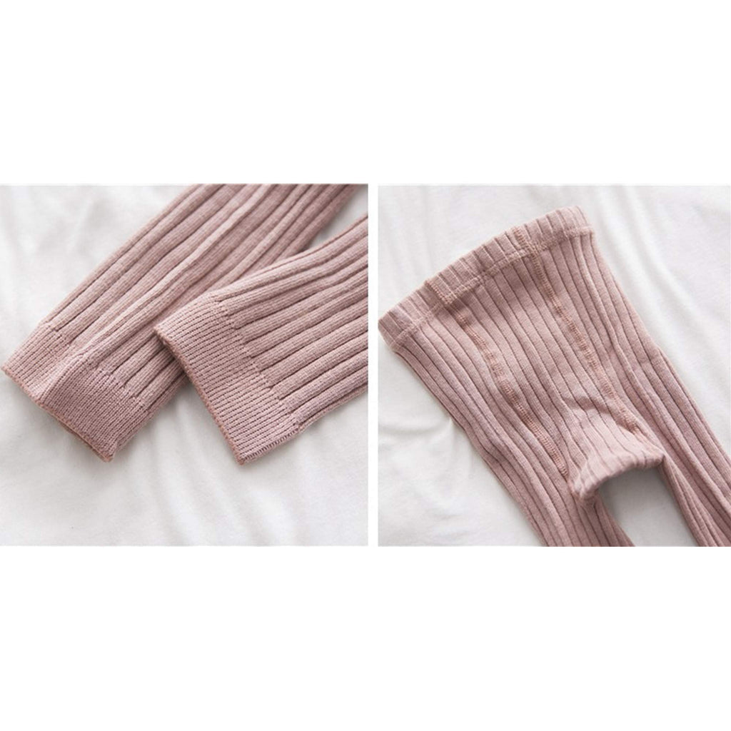 6 Pack Cable Knit Leggings Unisex Infant Toddler Litter Kid Footless Tight